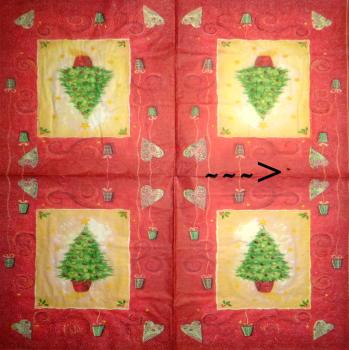 195 Christmas Flowers - 3-ply (red) - Ihr